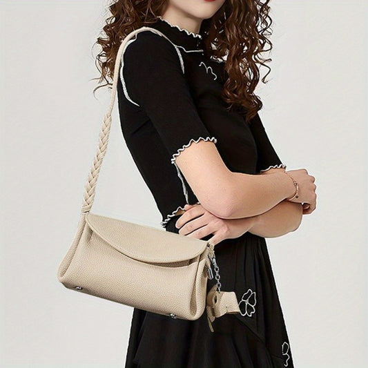 Women's Shoulder Bag, Classic And Simple Design Bag For Shopping Outfits And Daily Commute