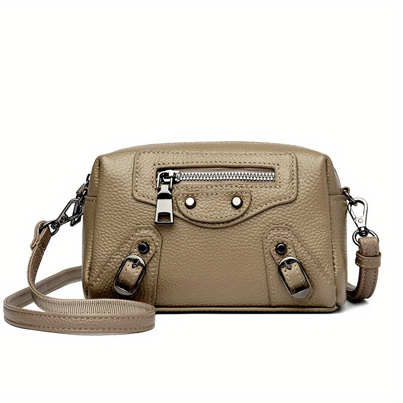 Soft Single Shoulder Crossbody Bag, Fashionable and Versatile, Luxurious and Multifunctional, Multi Compartment Women's Crossbody Bag