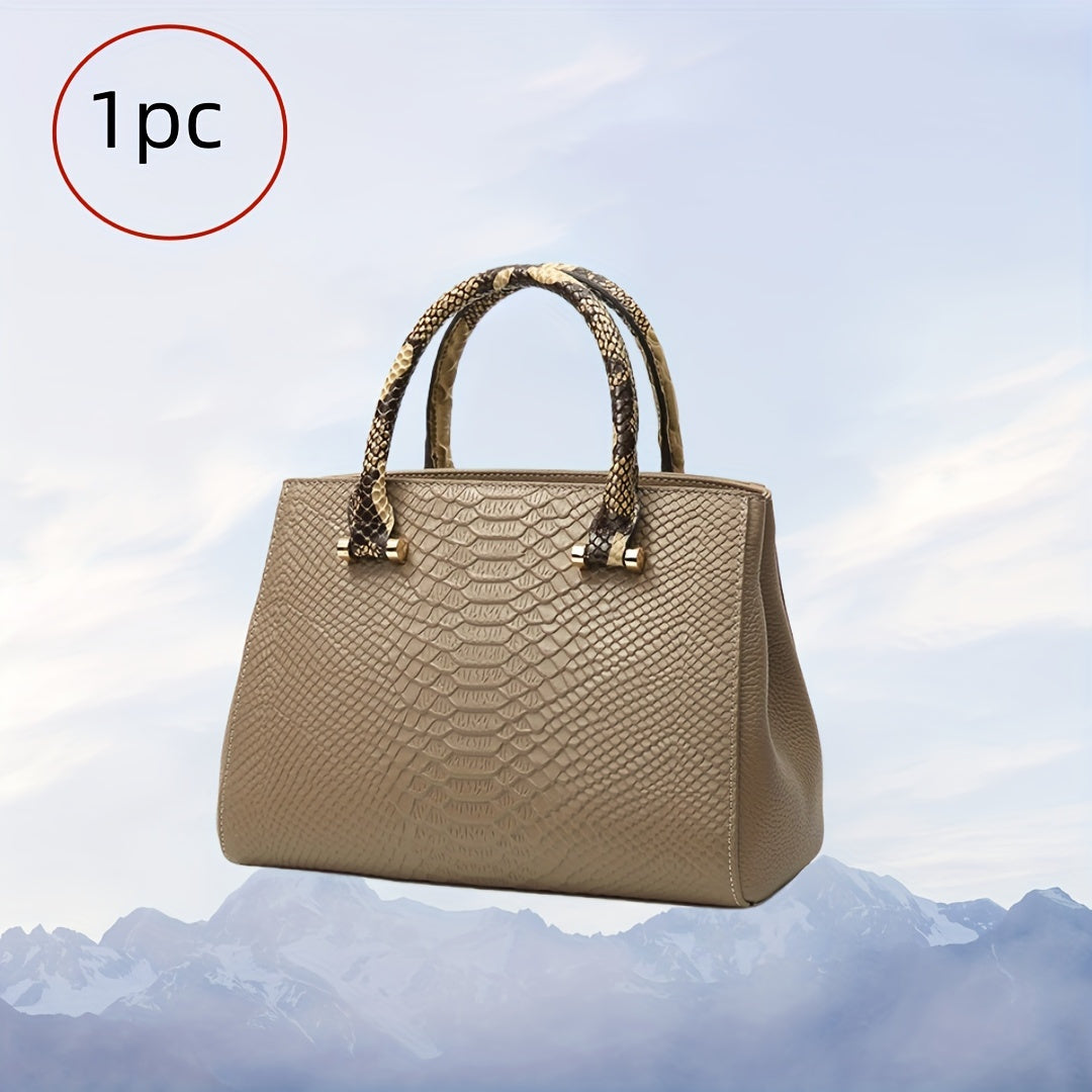 Multi-functional fashion leather bag, elegant fashion handbag, top leather commuter bag, spacious and durable, comfortable bag design elegant, suitable for work, leisure, parties and other occasions