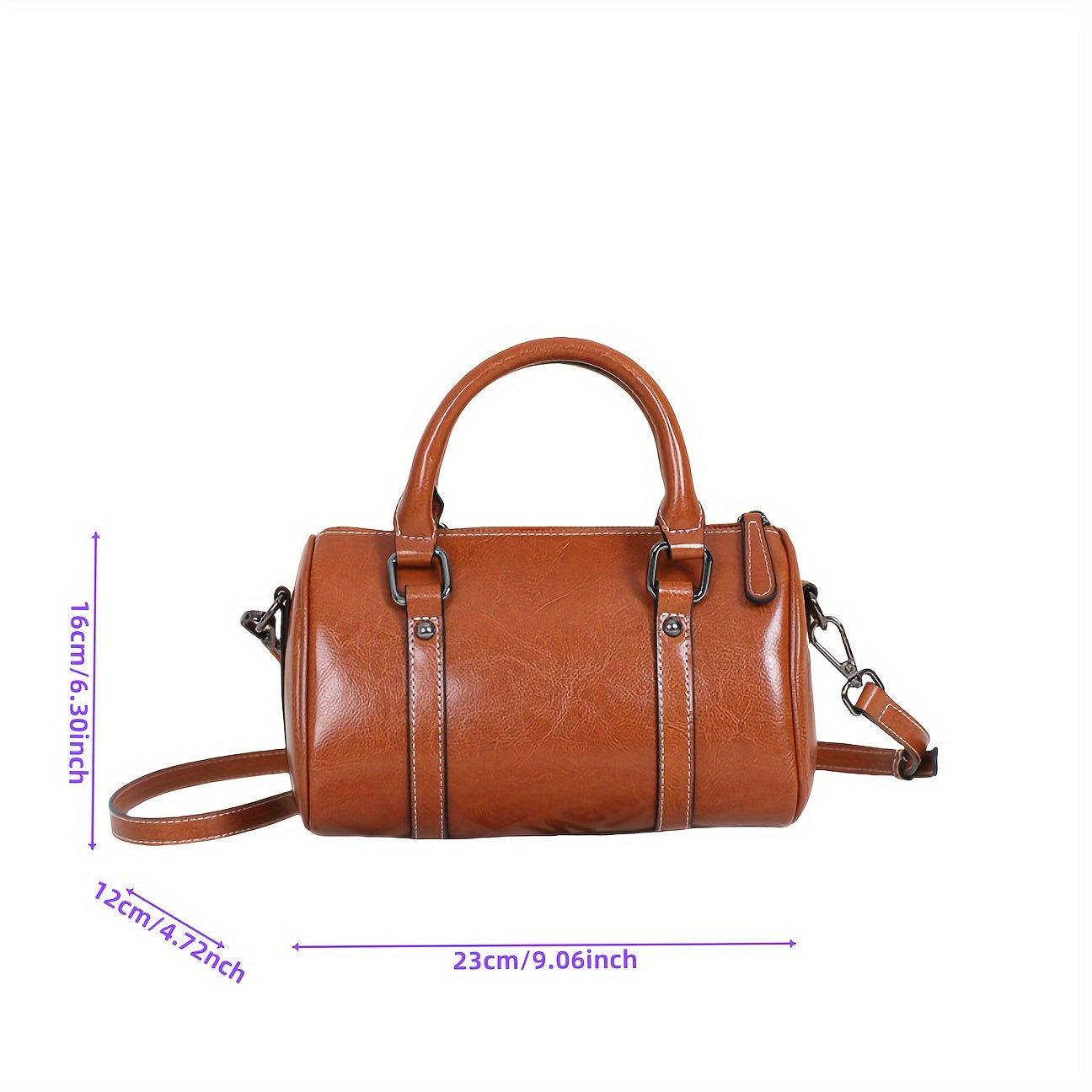 Women's Crossbody Bag, Simple And Stylish Shoulder Bag With Polyester Lining For Daily Commute