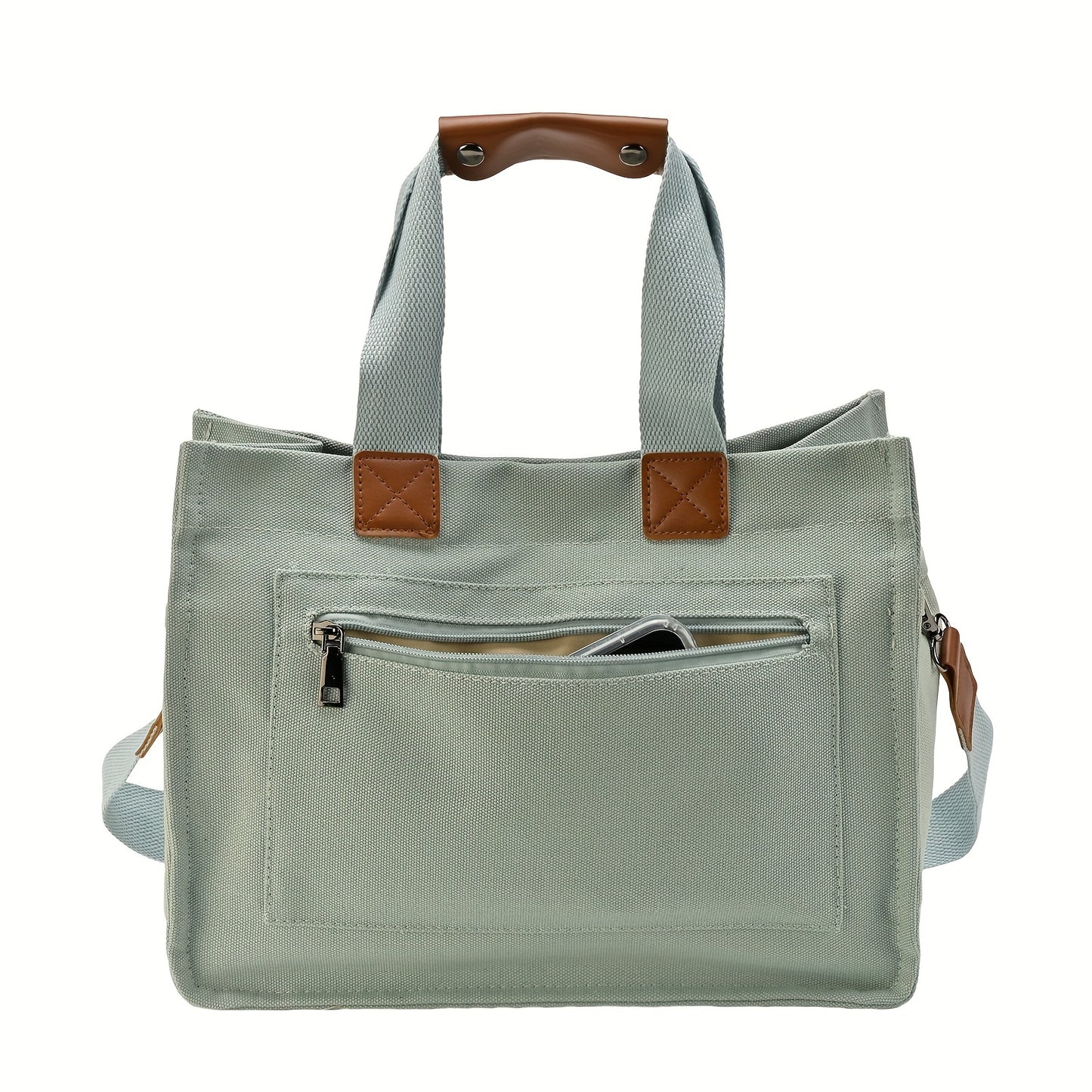 Canvas Casual Hobo Crossbody Messenger Shoulder Bag Tote Bag with Multi-pocket for Women Handbags