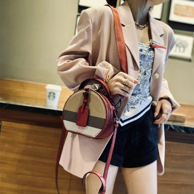 Genuine Leather Casual Crossbody Bag for Women 2023 New Ladies Luxury Small HandBag Fashion Brand Trends Shoulder Bag