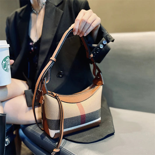 Genuine  Leather Fashion Underarm bag 2023 New New High Capacity Luxury Shoulder Crossbody Bags Brand Designer Trends Handbag