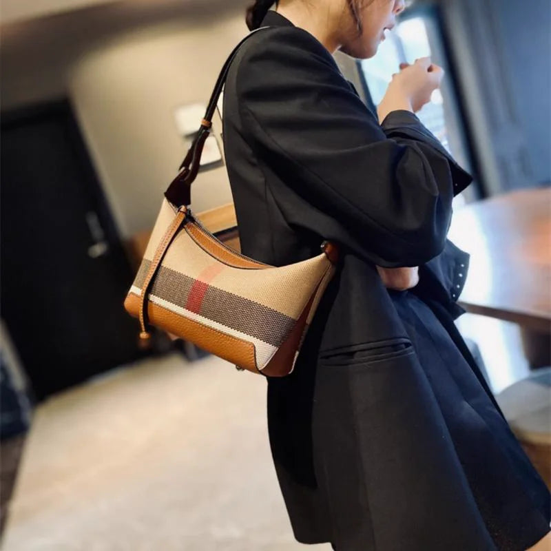 Genuine  Leather Fashion Underarm bag 2023 New New High Capacity Luxury Shoulder Crossbody Bags Brand Designer Trends Handbag