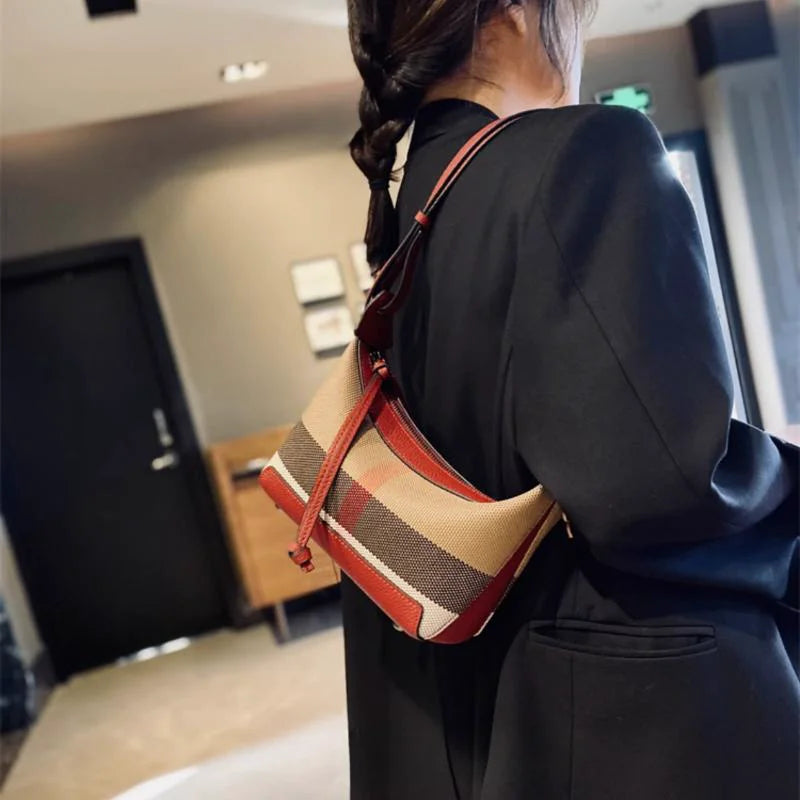 Genuine  Leather Fashion Underarm bag 2023 New New High Capacity Luxury Shoulder Crossbody Bags Brand Designer Trends Handbag