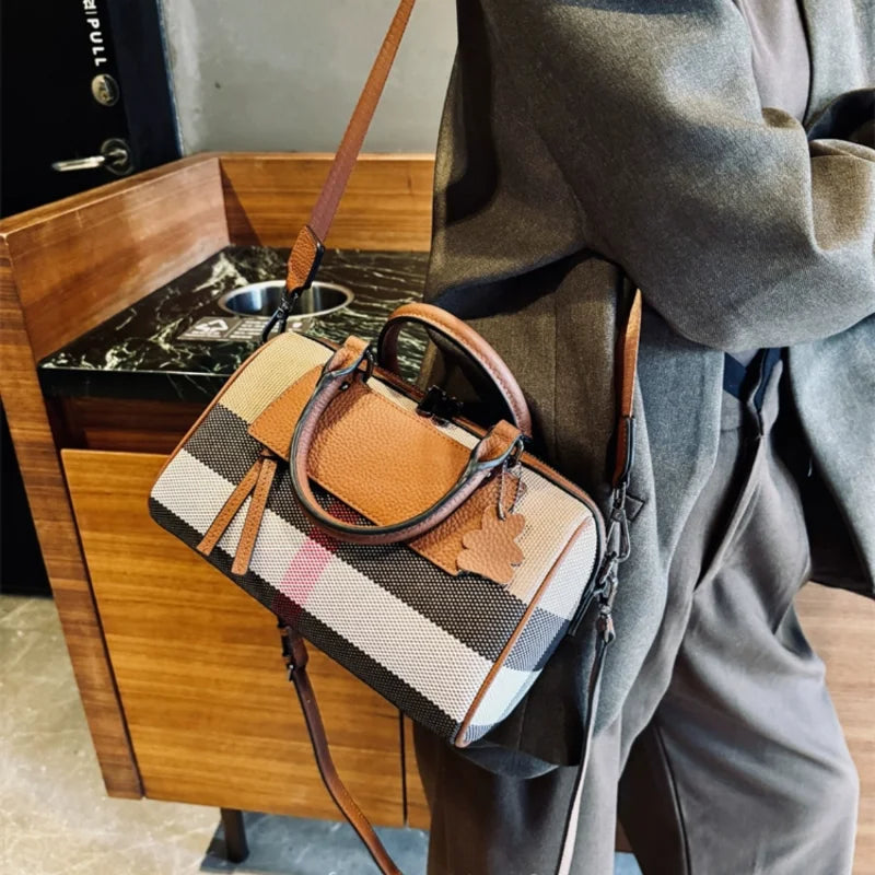 Genuine Leather Luxury Brand Designer HandBag for Women 2023 New High Capacity Simple Shoulder Bag Female Fashion Trends Handbag