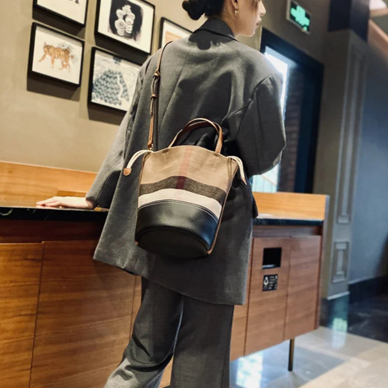 Luxury Brand Designer Tote Bag For Women 2024 New Large Women's Bucket Bags Messenger Bag Female Casual Fashion Trends Handbag