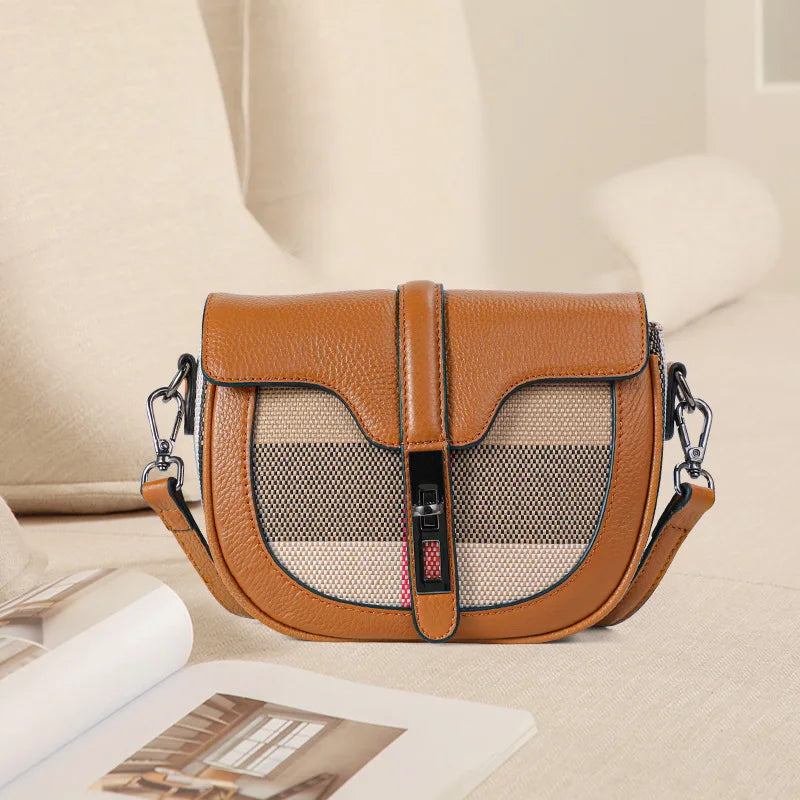 New Luxury Designer Leather Crossbody Bags for Women Fashion Large Shoulder Bag Casual Lady Large Capacity Handbag